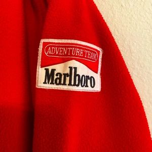 Vintage Marlboro Adventure Team Fleece Jacket Size Large